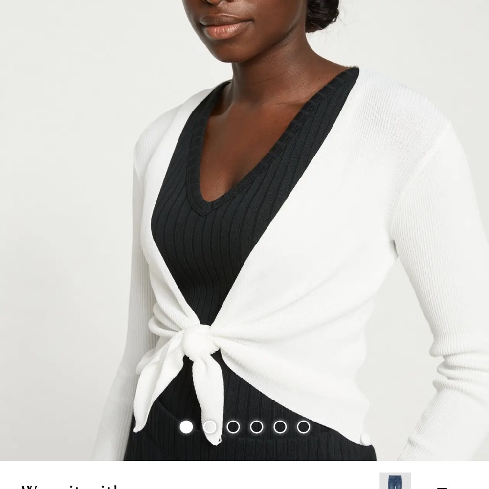 Universal Standard wrap sweater